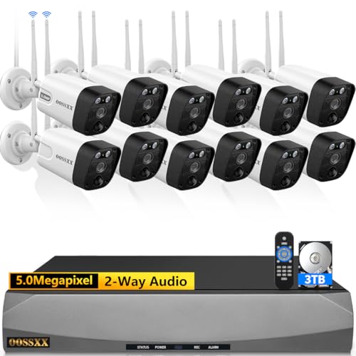 Outdoor Wireless Security Camera System with Two-Way Audio and PIR Detection X6025