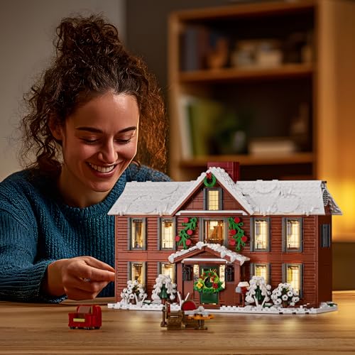 House Building Set with LED Light, 1445 PCS U1915