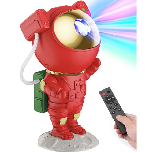 Astronaut Star Projector Night Light with Remote and Timer H43959