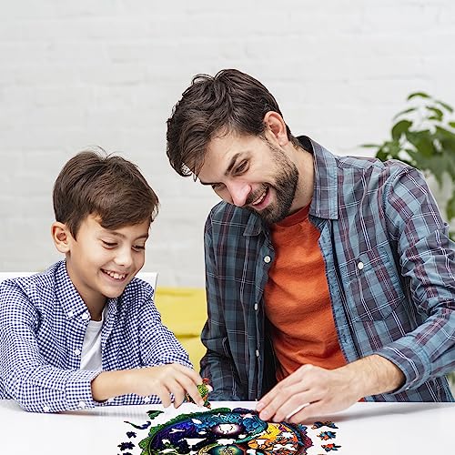 Wooden Jigsaw Puzzle for Adults, Tree of Life Design, 200 Pieces S780929