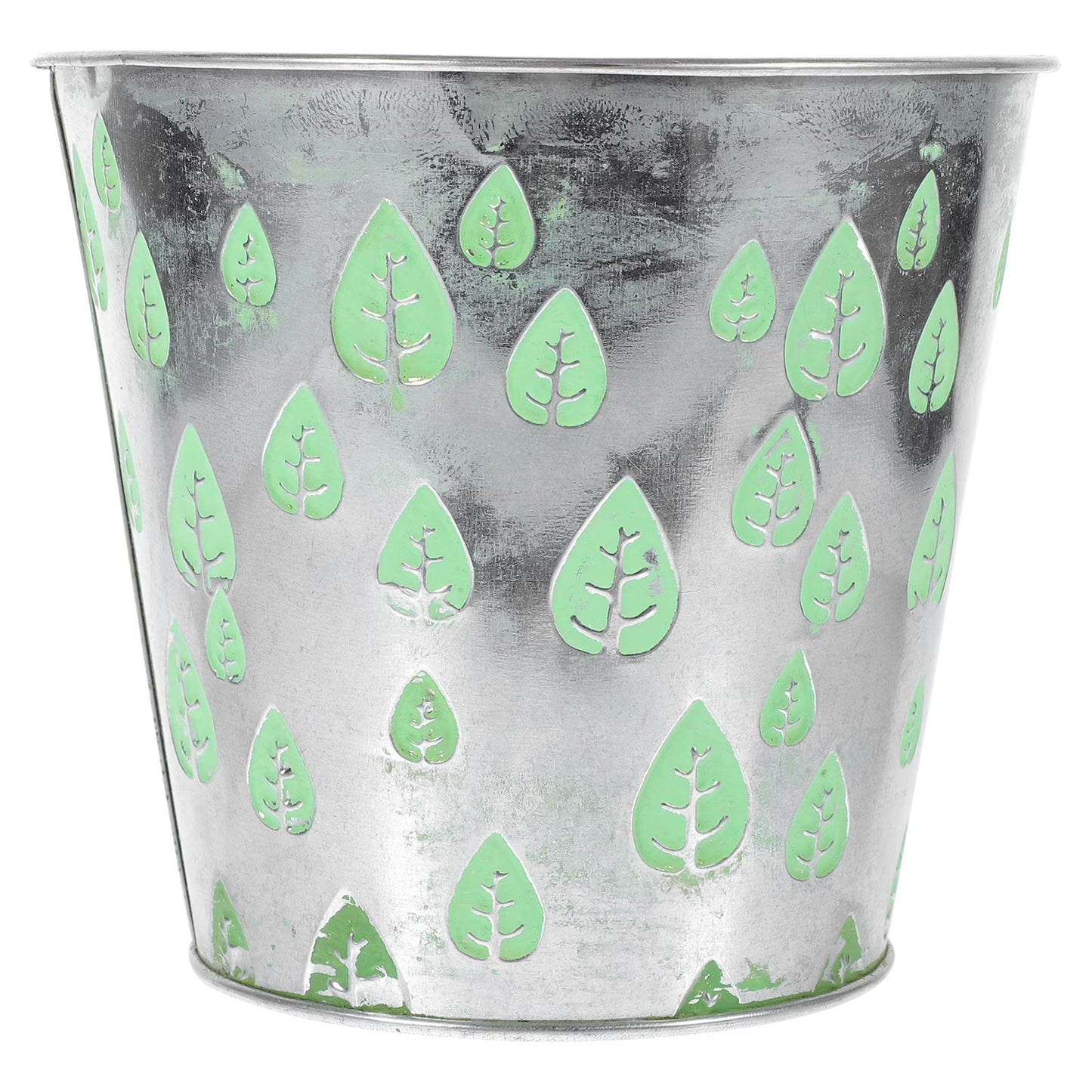 Flower Preservation Container Pot Tall Plant Stand Light Green