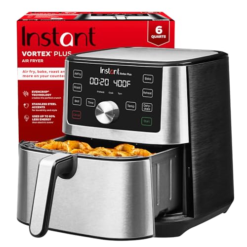 Air Fryer 4QT with 6-in-1 Functions, Stainless Steel B7840