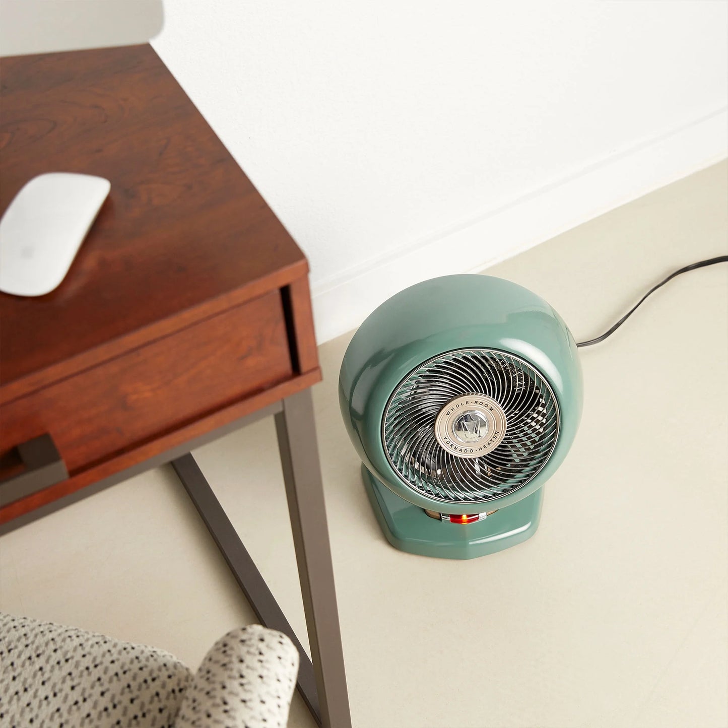Vintage Portable Electric Space Heater, Green H5150
