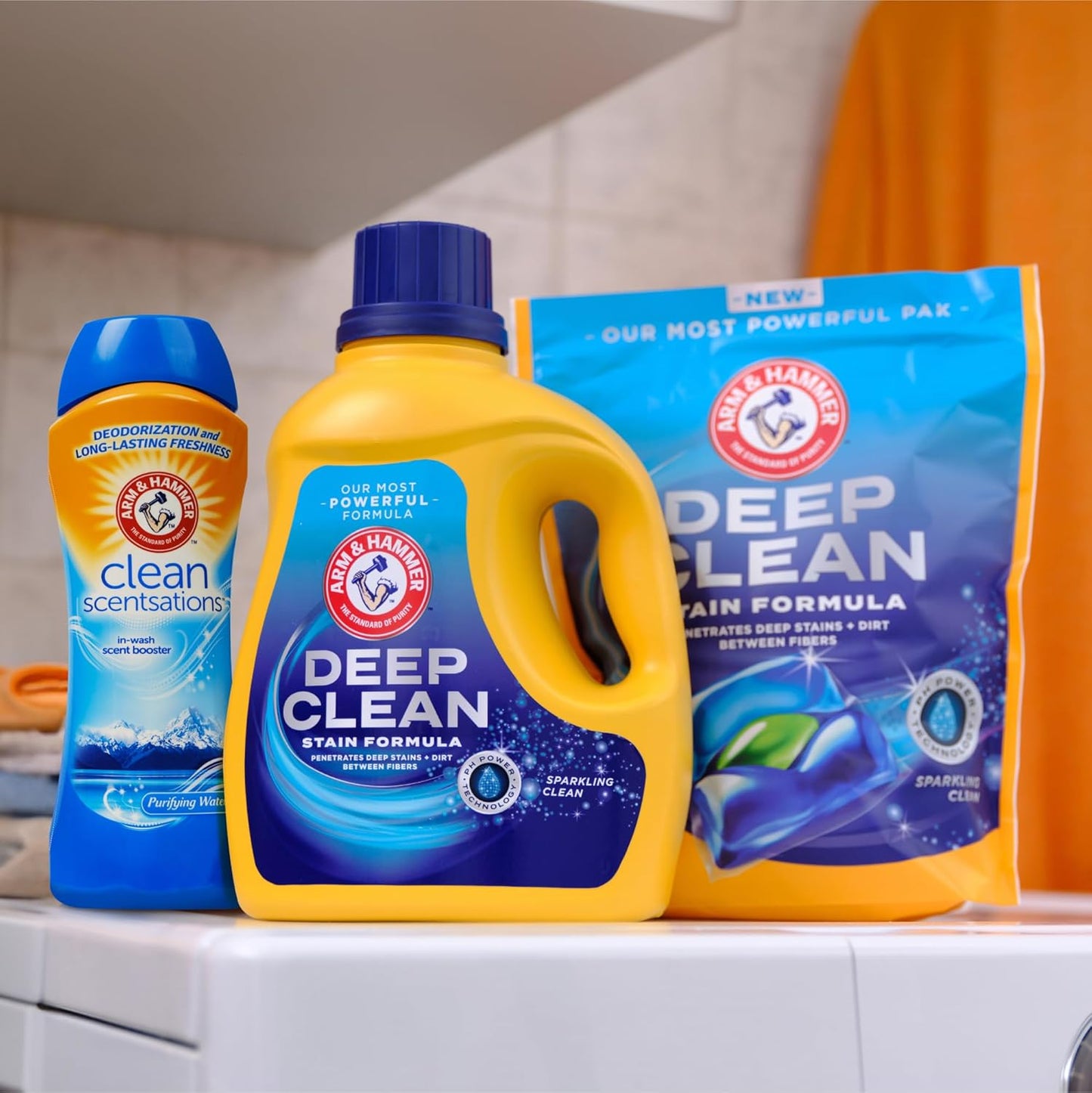 Liquid Laundry Detergent, Deep Clean Stain Formula, 102 fl oz D3793