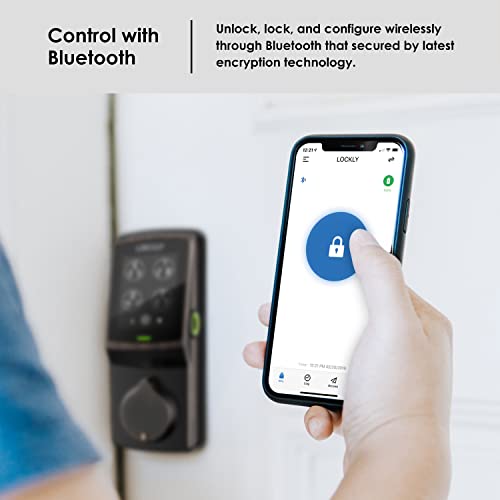 Smart Lock with Bluetooth, Keyless Entry, Touchscreen Keypad, Auto Lock P9060