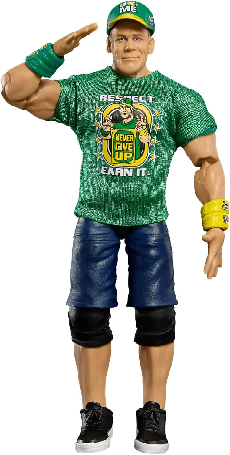 WWE Elite Action Figure & Accessories Set, 6-Inch Collectible with Swappable Hands G944