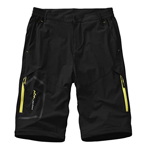 Men's Hiking Convertible Quick Dry Zip Off Pants X62746