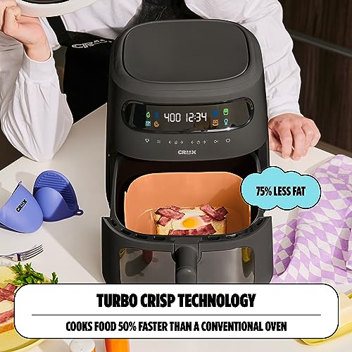 8 QT Digital Air Fryer with Touch Screen and TurboCrisp Technology F231