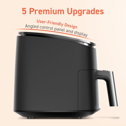 Air Fryer 6-Qt, Roast Bake Broil Reheat, Grey J876218