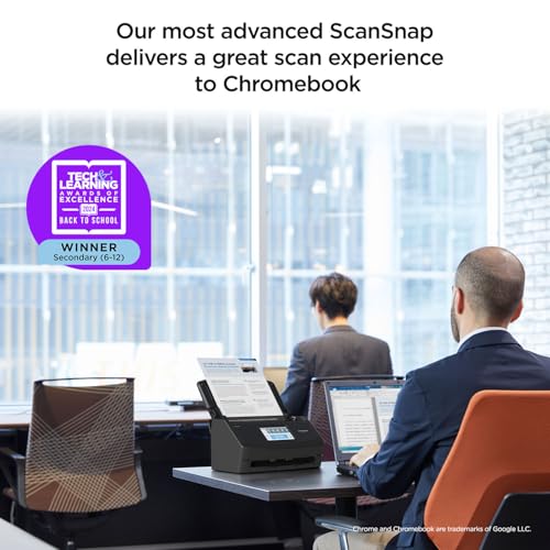 Wireless Document Scanner with Touchscreen and Auto Document Feeder I397