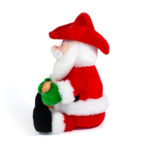 Animated Musical Singing Christmas Cowboy Plush Toy, 12 inches X703