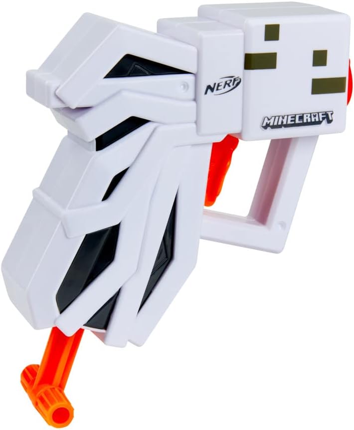 Minecraft Ghast Mini Blaster with 2 Darts, Pull-Down Priming Handle T274