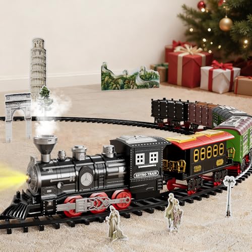 Electric Train Set for Kids with Lights and Sounds H492