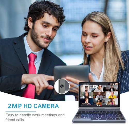 8 inch Mini Laptop HD Touchscreen Portable 2-in-1 Computer, Windows 11 Pro, 12GB RAM 512GB SSD H556178
