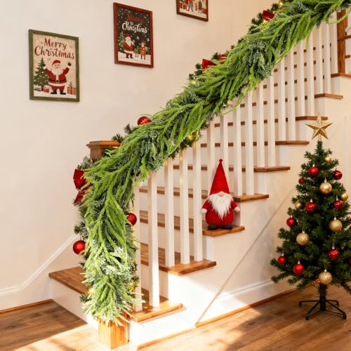 Artificial Norfolk Pine Garland 9FT for Holiday Decor D6529