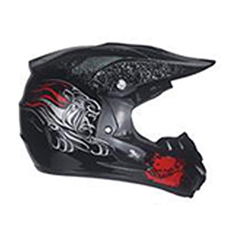Off-Road Motocross Helmet DOT Certified (Orange, Large) N474