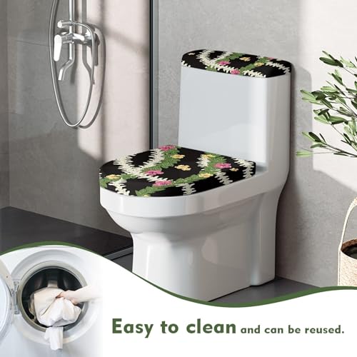 Christmas Toilet Lid and Tank Cover Set for Bathroom Decor Q334993