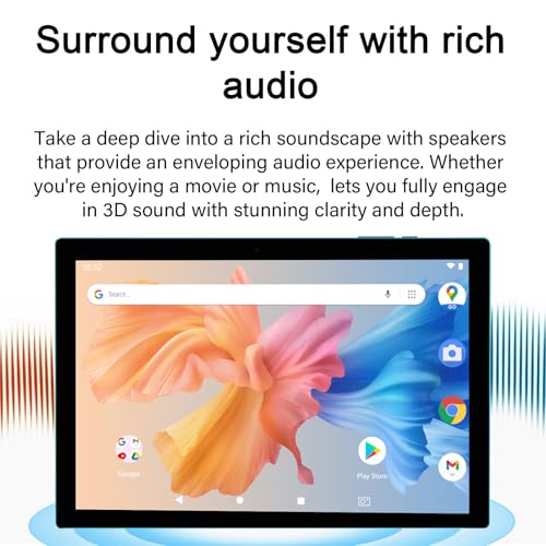 Tablet 10 Inch with Keyboard, Mouse, Case, Stylus, 8GB RAM 64GB ROM K197839
