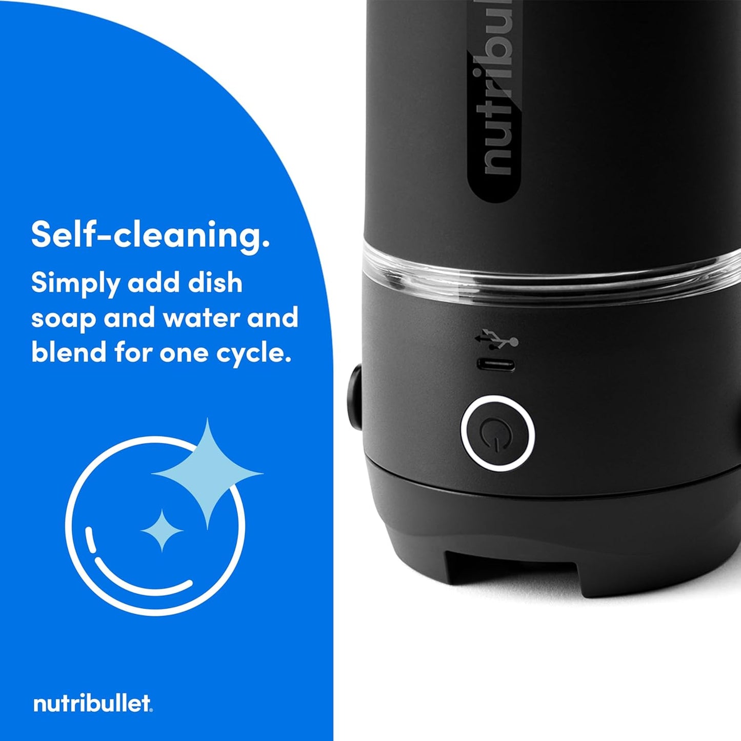 Portable Blender with Tritan Cup, Black W666