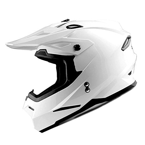 Adult Motocross Helmet Full Face Racing Style Matt Black U258