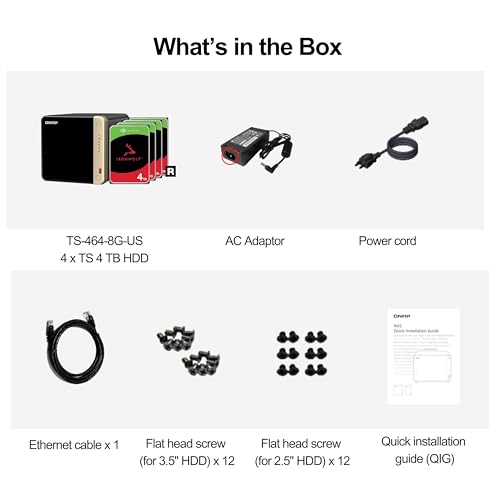 4 Bay Desktop NAS with Intel Celeron Quad-core Processor and Dual 2.5GbE F683073