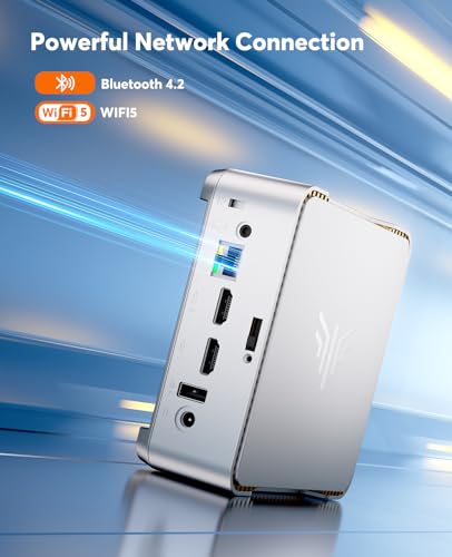 Mini PC, 12th Alder Lake N97 CPU, 8GB RAM 256GB SSD, Gigabit Ethernet, 4K UHD, WiFi5, VESA E573008