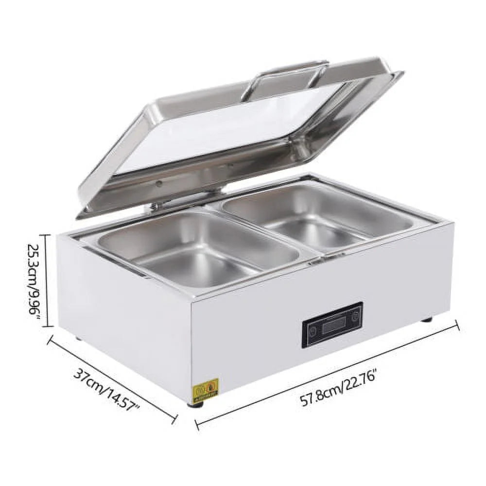 Stainless Steel Buffet Food Warmer 9QT with Lid K7018