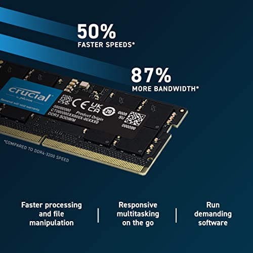 16GB DDR5 4800MHz CL40 Laptop Memory O206419