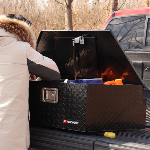 Aluminum Trailer Tongue Tool Box with Lock, 39 Inch D2584