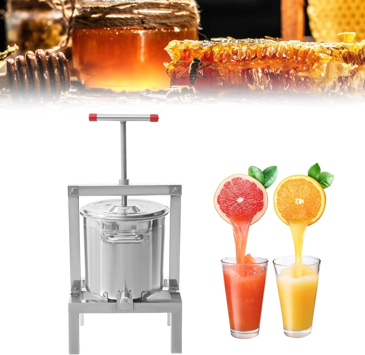 Stainless Steel Fruit Wine Press for Juice Making S9397