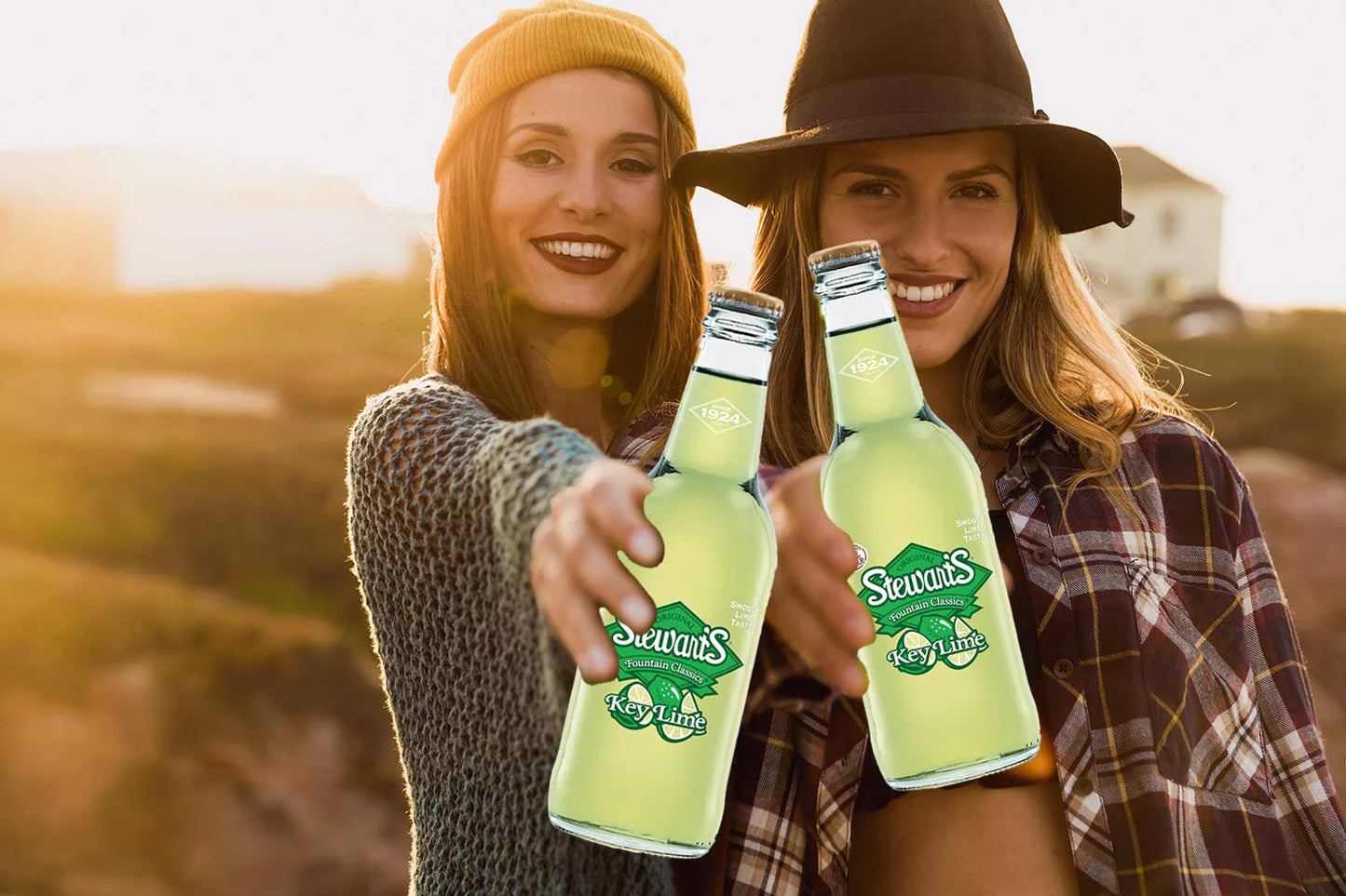 Key Lime Soda, 12 fl oz, 12 Glass Bottles, All Natural Family Pack T98896