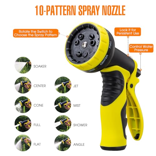 Expandable Garden Hose 75ft with Spray Nozzle S30293
