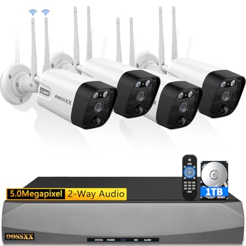 Outdoor Wireless Security Camera System with Two-Way Audio and PIR Detection X6025