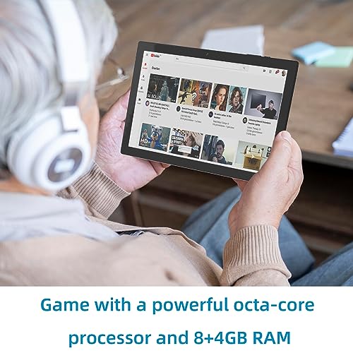 Tablet 10 Inch with Keyboard, Mouse, Case, Stylus, 8GB RAM 64GB ROM K197839