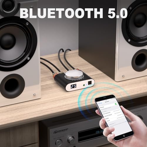 160W Mini Bluetooth 5.0 Power Amplifier, 2 Channel Stereo Hi-Fi Digital Amp W6936