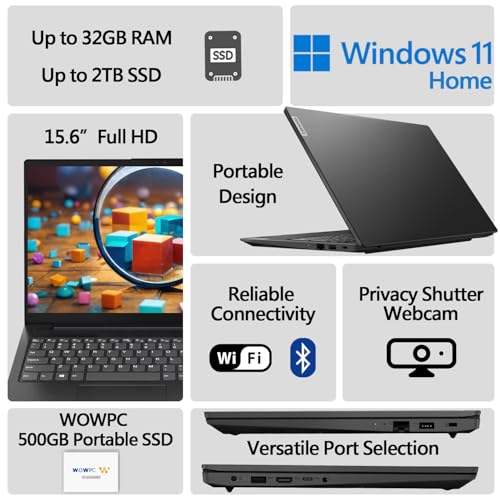 15.6" FHD Laptop, 32GB RAM, 1TB SSD, Windows 11 Pro Z301