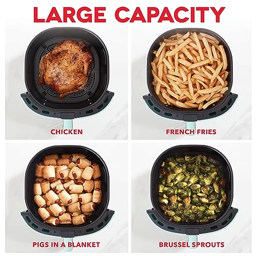 Electric Air Fryer Oven, 2.6 Qt., Grey, Compact, Auto Shut Off, 1000-Watt L764