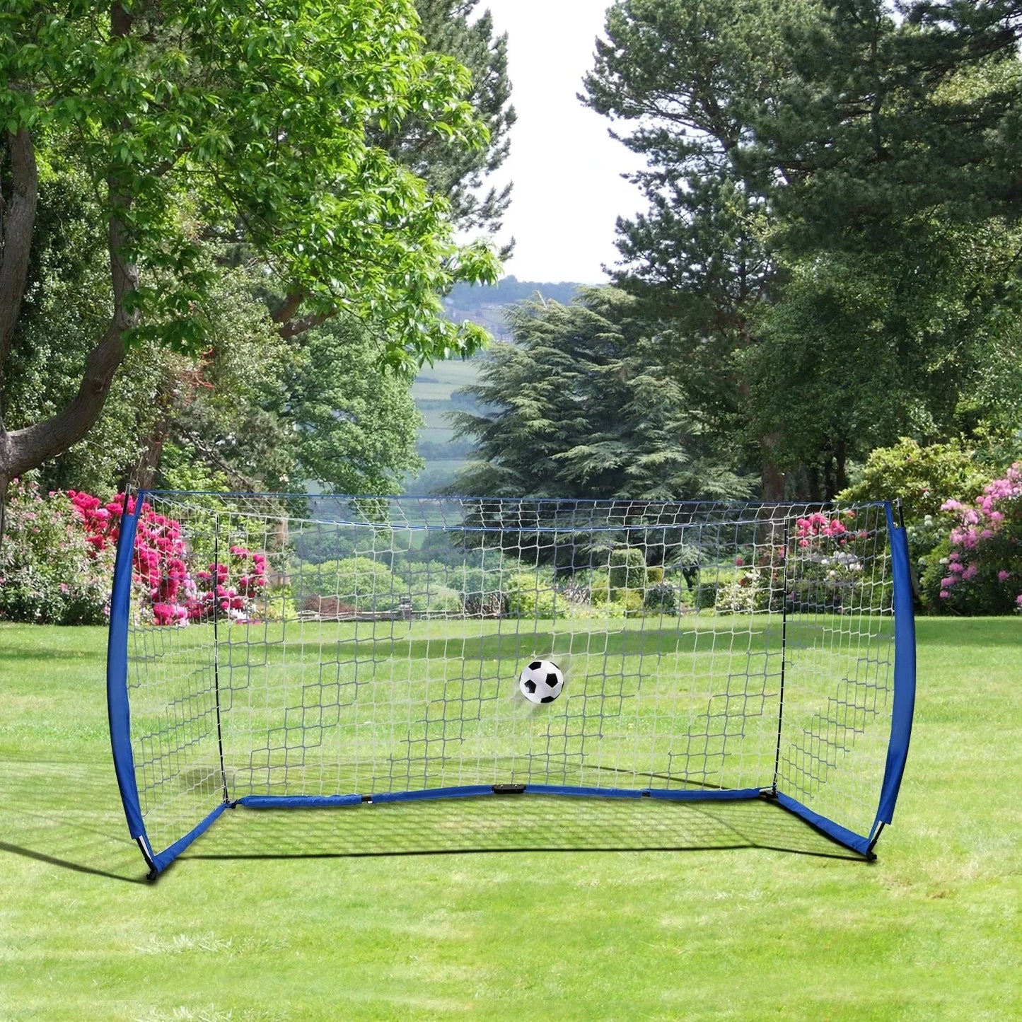 Portable Soccer Goal 12 ft x 6 ft for Backyard Training S15988