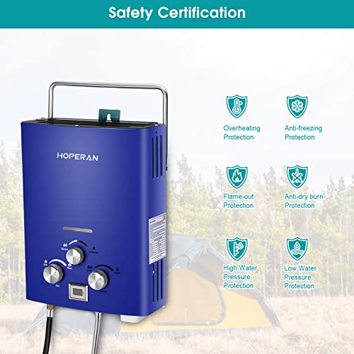 Portable Propane Water Heater for RV Camping Shower Q26116