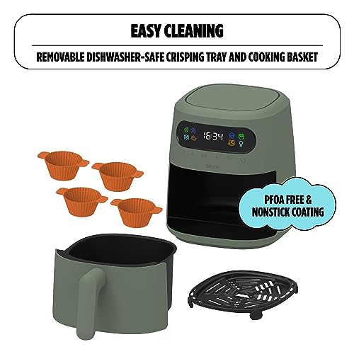 8 QT Digital Air Fryer with Touch Screen and TurboCrisp Technology F231