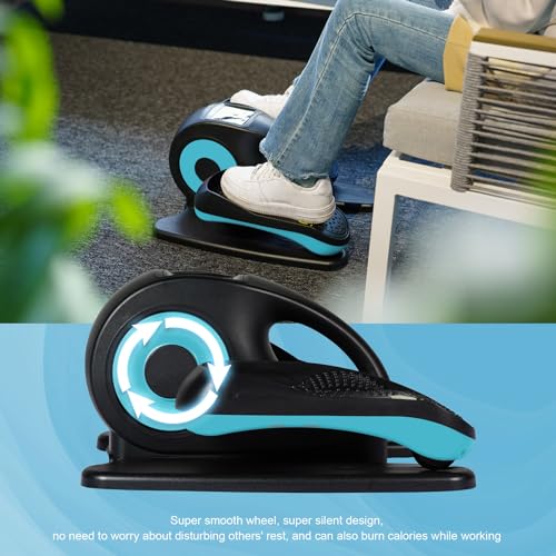 Under Desk Elliptical Machine, Seated Leg Exerciser with Remote Control V886521