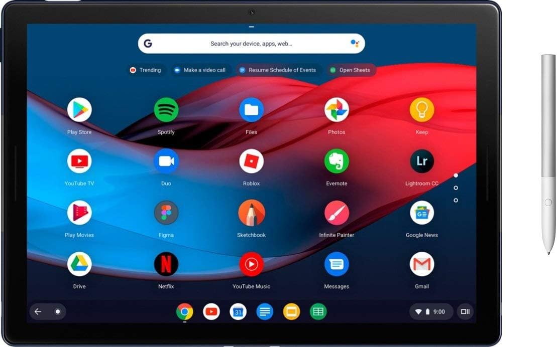 Google Pixel Slate 12.3" Touchscreen LCD Tablet w/Pixelbook Pen - Silver | Intel 8th Generation Core i5 | 8GB Memory | 128GB | Fingerprint Reader | Chrome OS | Midnight Blue