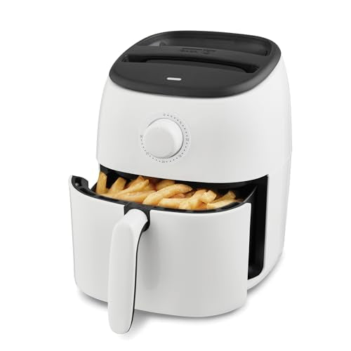 Electric Air Fryer Oven, 2.6 Qt., Grey, Compact, Auto Shut Off, 1000-Watt L764