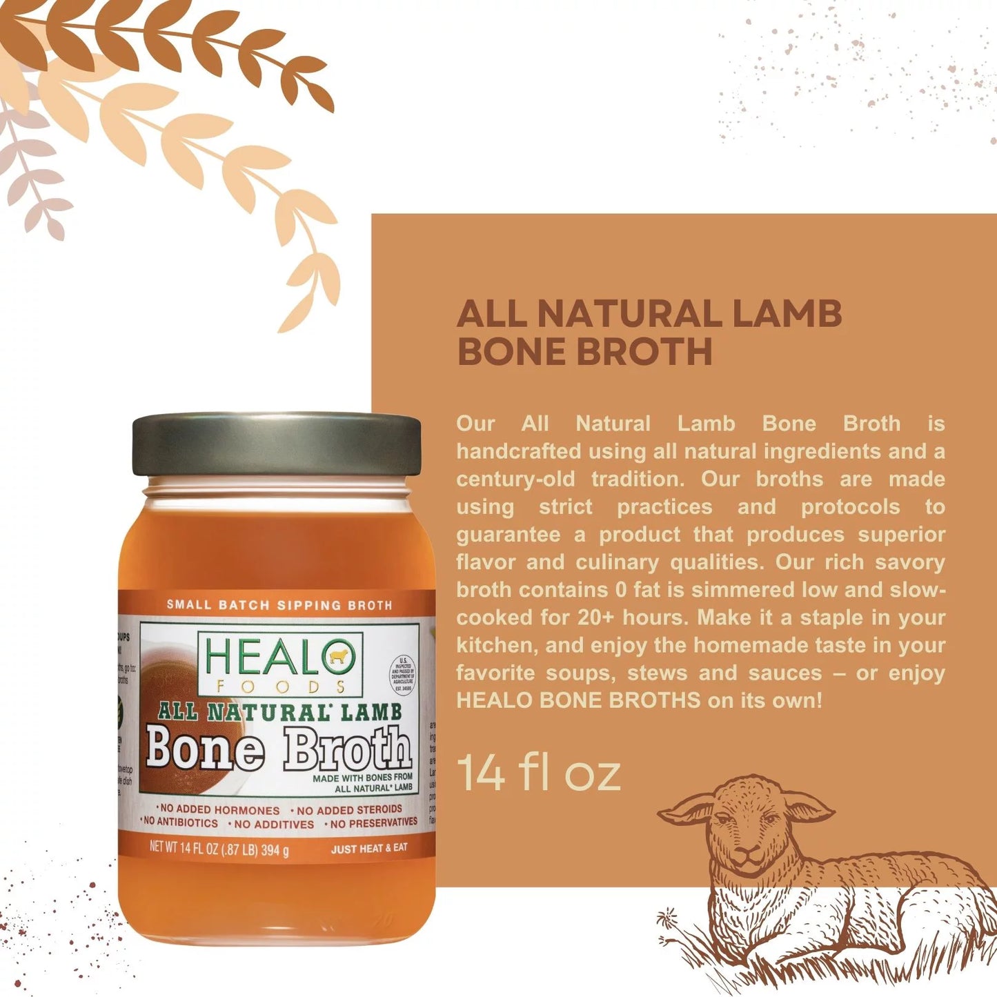 Lamb Bone Broth 6-Pack A56618