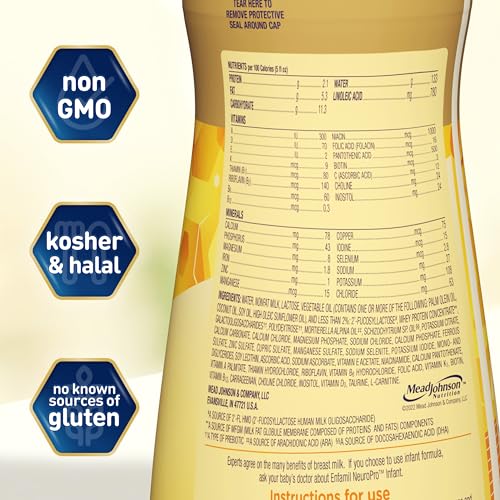 Ready-to-Feed Infant Formula, Liquid, 32 Fl Oz K2607