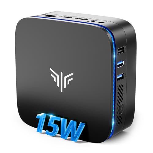 KAMRUI AK1 Plus Mini PC Computers, Intel 12th N95(up to 3.4GHz) Mini Desktop Computer 8GB RAM 256GB SSD, Micro PC Computer Support 4K HDMI, Desktop PC with Dual WiFi, BT4.2 for Business Home Office