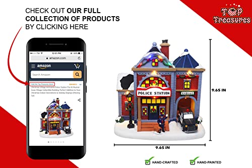 Lighted Musical Snow Village with Animated Kids Sledding A910926