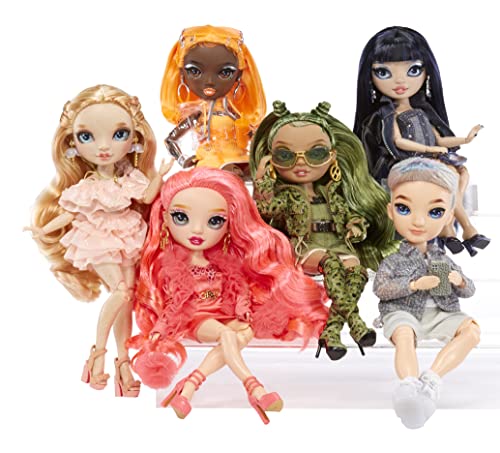 Light Pink Fashion Doll with Freckles, Colorful Outfit and Accessories for Kids Z7815