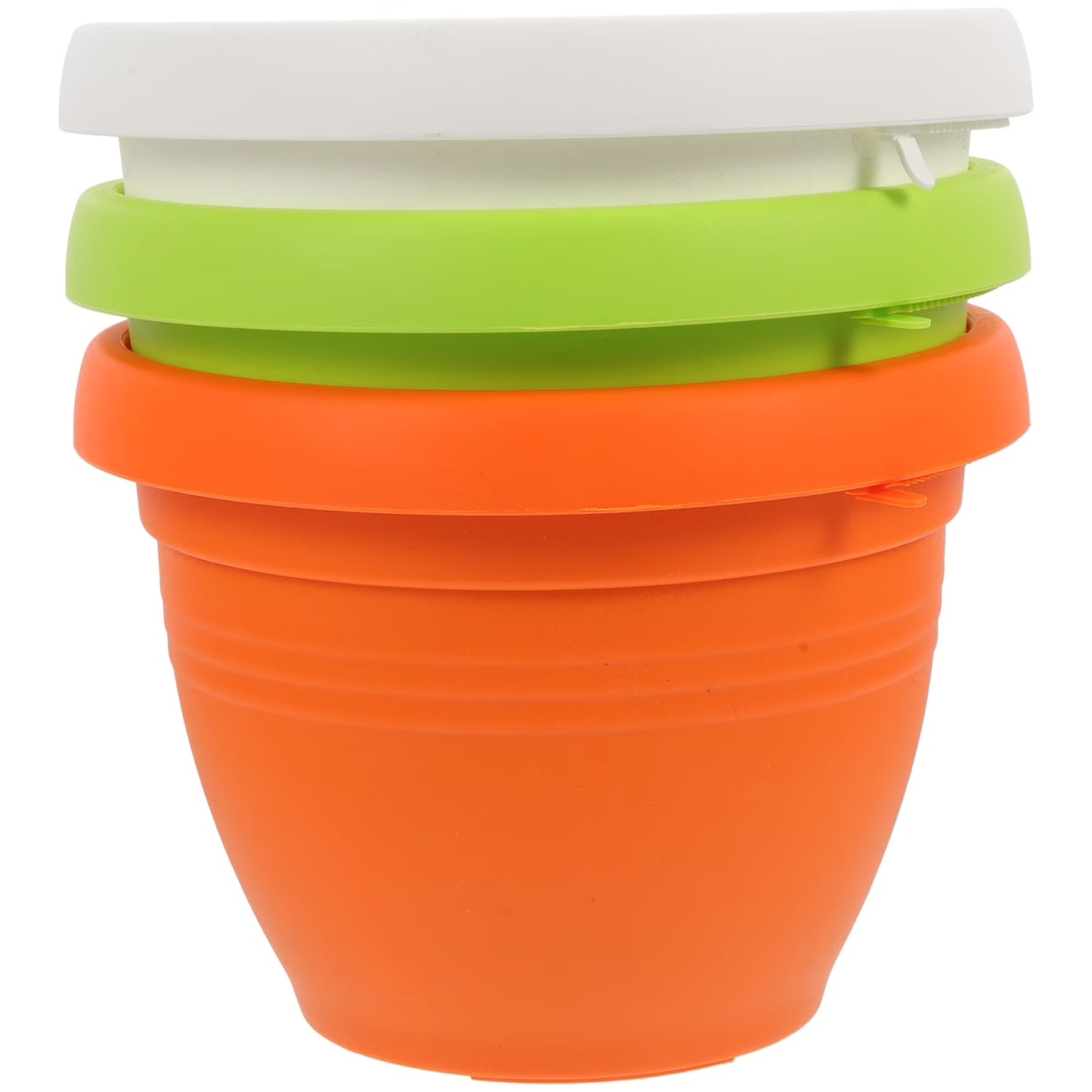 3 Pcs Drain Pipe Pot Flower Pots Hanging Basket Office