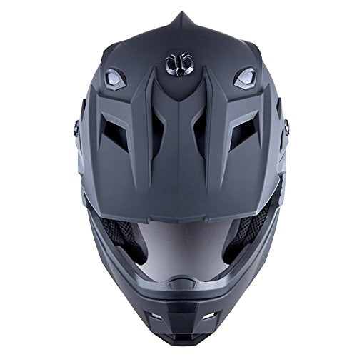Adult Motocross Helmet Full Face Racing Style Matt Black U258